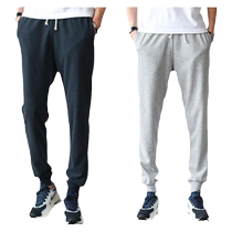 Thin sports pants mens loose large size casual pants autumn thin mens trousers cotton knitted mens leggings sweatpants