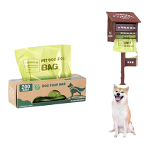 Pet dog poop pick-up bag park community outdoor dog poop scooping artifact increased volume upgraded paper box