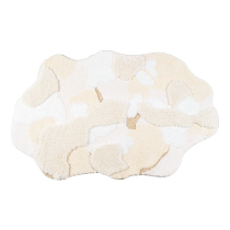 (Self-operated) KENZAKI machine washable carpet cream color bedroom coffee table living room non-slip childrens room reading area