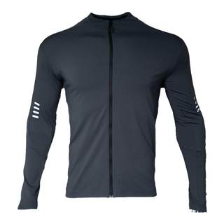 霸道肌肉男士运动健身夹克外套跑步训练骑行服速干长袖紧身衣秋季