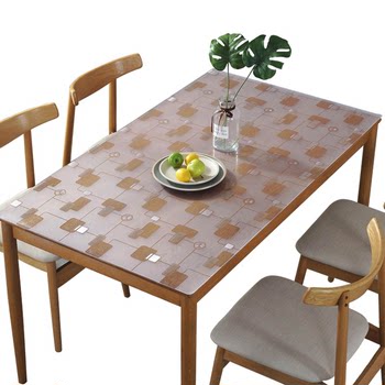 Tablecloth pvc oil-resistant and high temperature-resistant transparent scrub Tablecloth pvc oil-resistant and high temperature-resistant transparent scrub