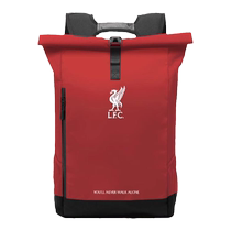 Liverpool FC official product丨Red PU backpack football fan school bag fan peripherals