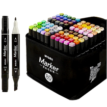 Chenguang marker pen 80 colors 30 colors 40 colors 60 colors set student stationery art double-headed quick-drying pen