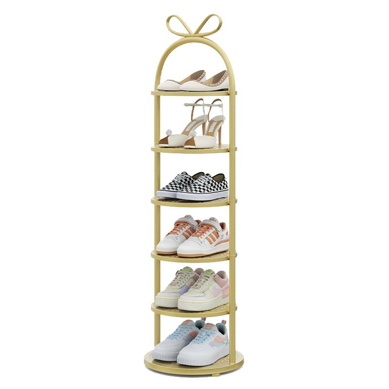 Shoe rack with small narrow doorway, multi-layer home entry, simple baby and children's new 2025 popular storage artifact shoe cabinet