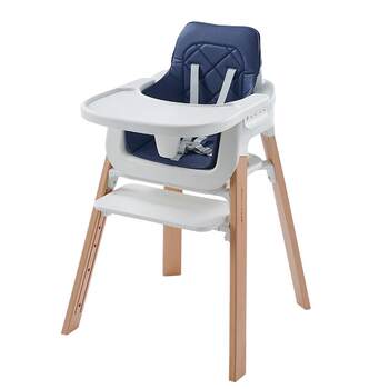 Thanksbaby beech wood growing children's dining chair