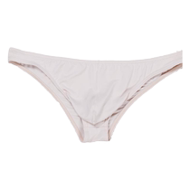 Thin ice silk mens quick-drying briefs no sense no trace skin-friendly and durable one-piece slim fit elastic white trousers