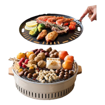 Jianxi tea-cooking stove set indoor household barbecue outdoor camping brazier charcoal appliances complete set