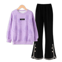 Girls suit spring and autumn 2024 new style fashionable 12 years old 13 autumn childrens autumn clothing big children girls early autumn