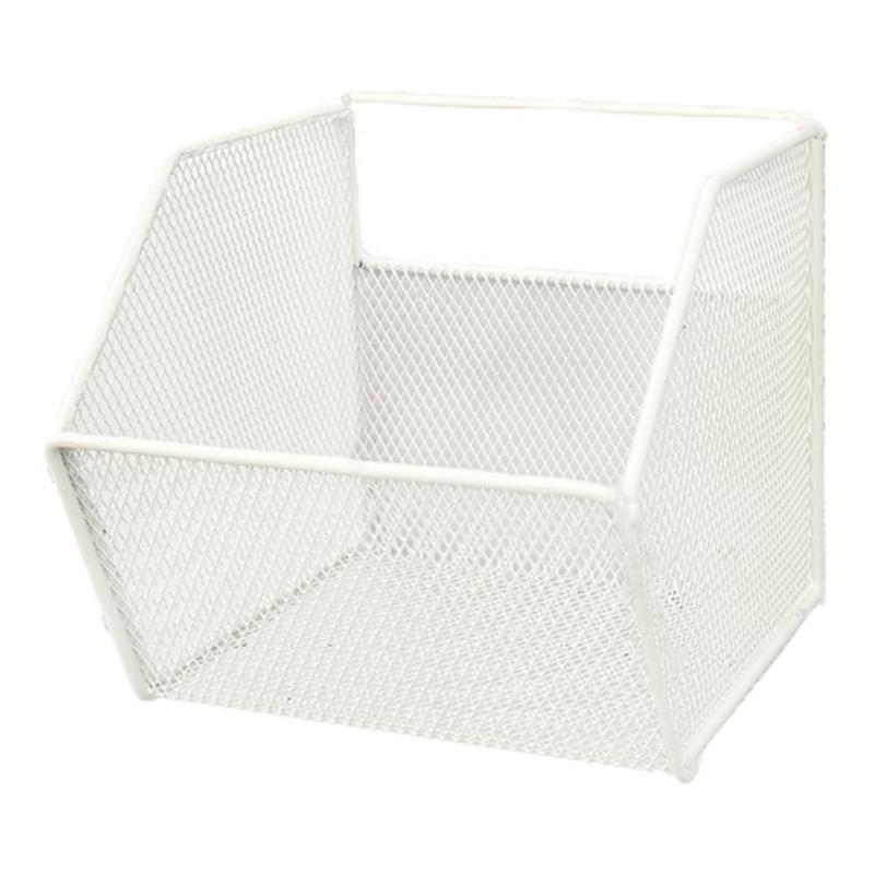 Hole board basket hole board accessories supermarket shelves mesh pocket hole board hanging basket hole board storage blue hardware rack