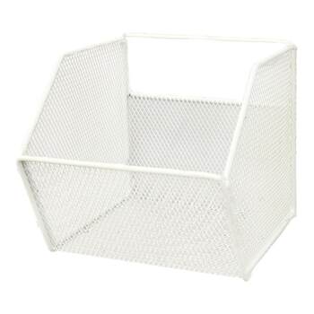 Hole board basket hole board accessories supermarket shelves mesh pocket hole board hanging basket hole board storage blue hardware rack
