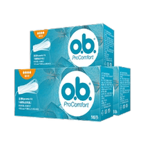 Johnson & Johnson ob tampons with built-in multiple sizes of 16 x 3 boxes