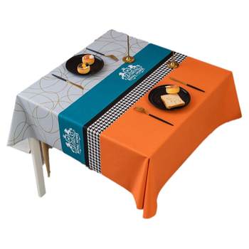 Square table cloth waterproof, oil-proof and anti-scalding Square table cloth waterproof, oil-proof and anti-scalding