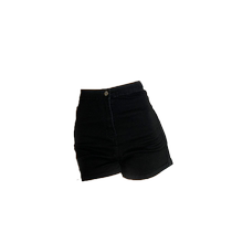 Black Cowboy Shorts Women Summer 2022 New High Waist Display Slim Stretch Pack Hip Seduces Hot Pants Wins