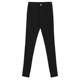 Stretch black pants for women wearing high-waist tight leggings
