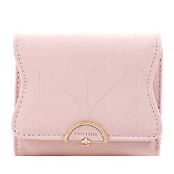 Small wallet 2024 new niche design student Korean version small fresh card holder folding coin purse female small mini