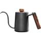 yeffac手冲咖啡壶胡桃木柄家用长嘴壶小型电陶炉加热套装分享壶