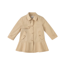 David Bella Childrens Clothing 2024 Autumn New Kids Girls Jackets Medium and Large Childrens Style Windbreakers Casual Tops