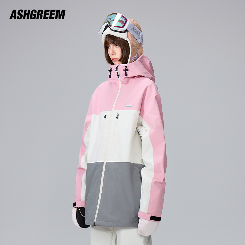 ASHGREEM24 New Ski Suit 3L Three-in-One Composite Men's and Women's Professional Outdoor Skiing Suit Set (Single and Double Boards)