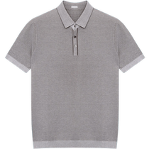 ERDOS men turn over short sleeve polo collar with a T-shirt for a business 100 Lapped Temperament Pearl Muster Haircut