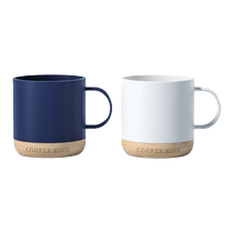 Cui Da Huang Mug Ceramic Cup Boys and Girls Office Business Tea Cup Home Water Cup Milk Coffee Anti-scalding