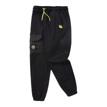 Balabala childrens clothing boys pants childrens winter clothing medium and large childrens sports trousers outdoor warm velvet trousers