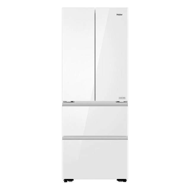 Haier 413L full-space fresh-keeping zero-embedded French refrigerator
