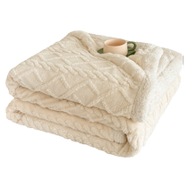 Milk Velvet Shawl Blanket Summer Thin Office Nap Blanket Coral Velvet Sofa Blanket Taffeta Air Conditioning Blanket