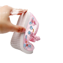 Hanfu shoes girls shoes summer sandals handmade cloth shoes childrens Chinese style embroidered shoes princess shoes dance shoes breathable mesh shoes