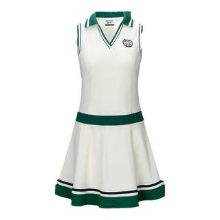 Reebok锐步官方24年新款女子网球学院风舒适百搭运动休闲连衣裙