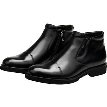 Chelsea boots wool warm high top genuine leather boots for men