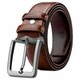 Paul vintage cowhide belt genuine leather pin buckle belt