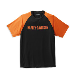 Harley-Davidson 남성용 루즈 라운드 넥 티셔츠