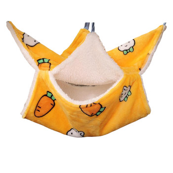 Warm pet hammock hanging shelter in winter