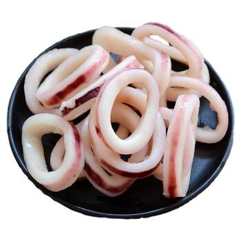 Squid rings freshly cut squid rings commercial frozen squid octopus squid squid flower hot pot fried ingredients
