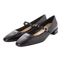 Fabio Rusconi womens shallow mouth shoes black elegant beautiful elegant pedals