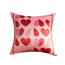 Luo Yijias Heart-to-Heart Cherish wedding pillows a pair of love-shaped wedding room decorations living room sofa bed pillows
