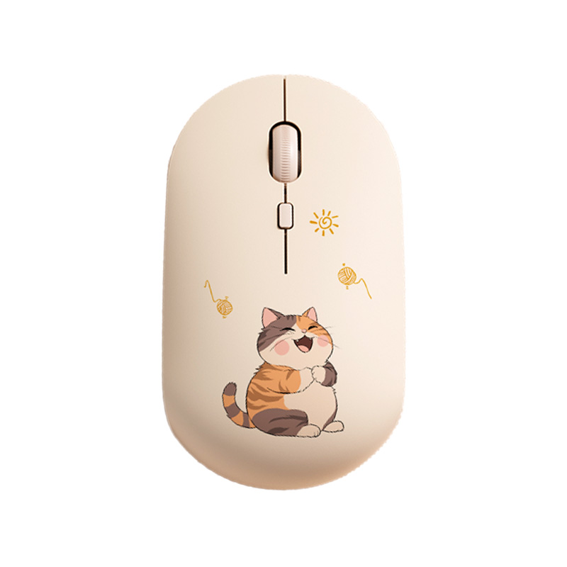 Healing fat cat girl mouse