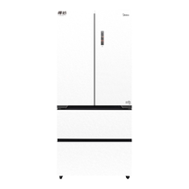 (Boutique) Midea BCD-518WFGPZM (E) Ice Glaze White French Four-Door Refrigerator