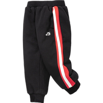 Mini Balara Child Baby Gush Pants Winter Male Girl Casual Thickening Warm Knit Sports Pants