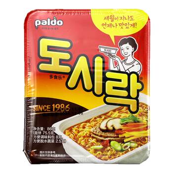 Paldo korean imported eight-way ramen instant noodles bowl noodles