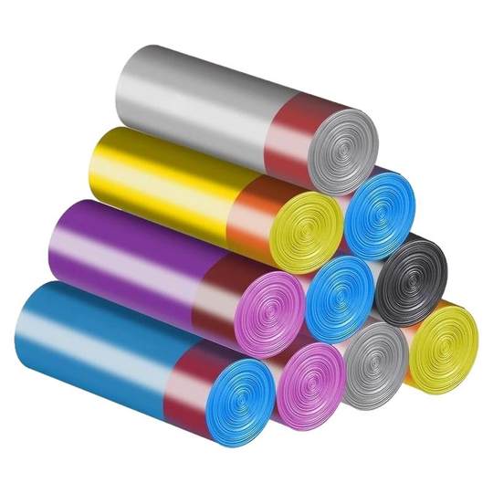 Thickened plastic garbage bags automatically close