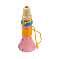 Children's oral muscle trainer musical instrument toy mouth organ whistle blowing balloon trumpet flute five-piece set