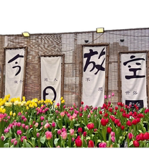 Customized outdoor camping style camping base hanging cloth atmospheric summer scene layout Internet celebrity photo area background cloth