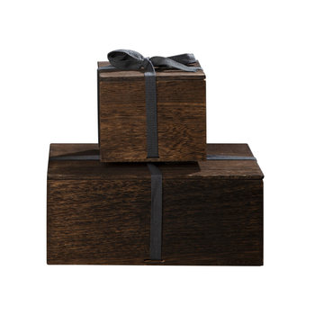 Small gift packaging wooden box free engraving retro packaging box