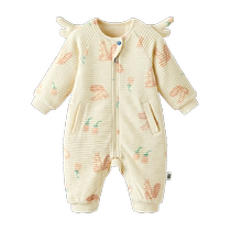 babycare little angel clothes baby jumpsuit autumn clothing pure cotton fart clothes romper clothes newborn baby