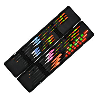 Super eye-catching nano-bold high-sensitive wild fishing for black pit crucian carp carp carp carp carp carp carp bighead carp fishing set float float box luminous float