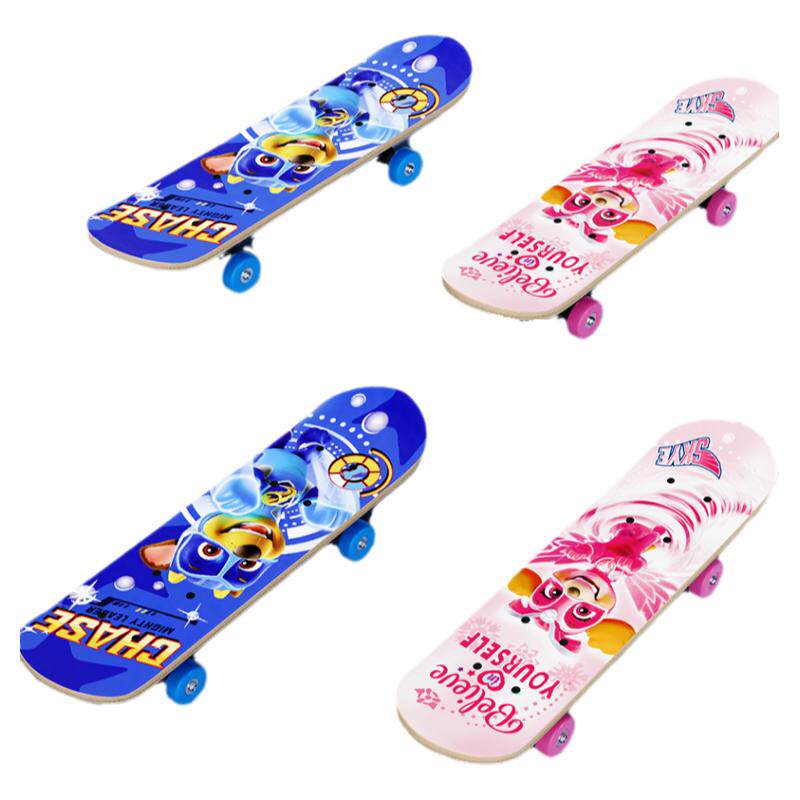 Wangwang official authentic children's skateboard four wheels