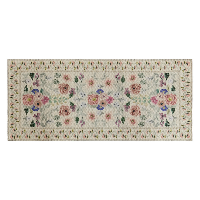 Pastel style French pastoral atmosphere wool bedside blanket