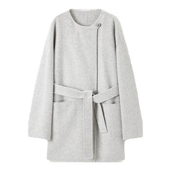 Tkyshop sheep wool coat woolen jacket