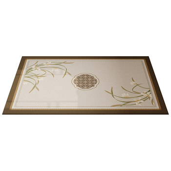 Chinese floor mat ran yi looks good and easy to take care of